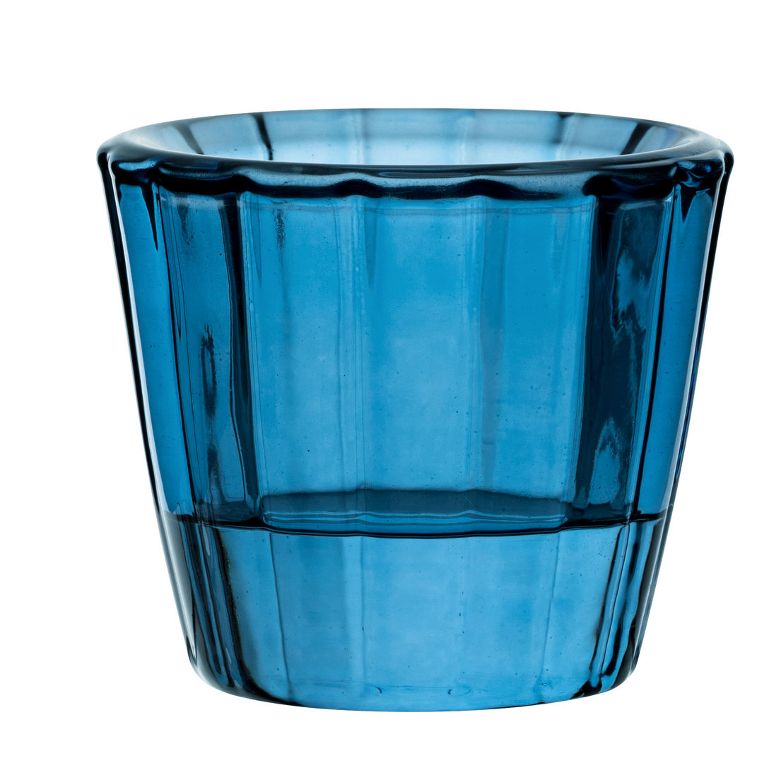 Ribbed Blue Nightlight Holder - S20145-000000-B01012 (Pack of 12)